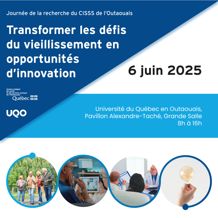 Journée de la recherche - Transformer les défis du vieillissement en opportunités d’innovation